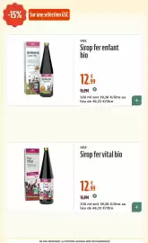 Catalogue La Vie Claire page 53: Gse sirop fer enfant bio €12,99, Gse sirop fer vital bio €12,99
