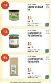 Catalogue La Vie Claire page 6: La Vie Claire Champignons de Paris émincés bio €4,24