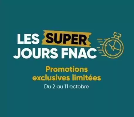 Fnac (valable jusqu'au 11-10)
