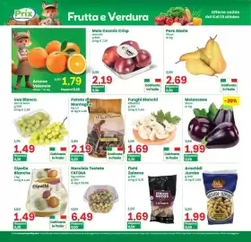 Volantino Prix Quality Pagina 11: Patate di Montagna €2,19, Funghi Bianchi Affettati €1,69
