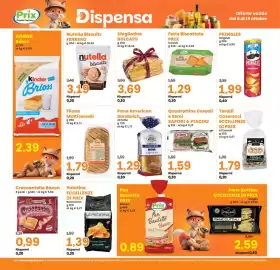 Volantino Prix Quality Pagina 18: Sfogliatine Bolcato €3,69, Filone Multicereali Pani €1,79