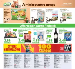 Volantino Prix Quality Pagina 21: Snack Cane Strisce di Manzo Apollo Classic €0,99, Filetti di Platessa €4,99