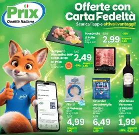 Volantino Prix Quality Pagina 22: Vino Rosso Veronese Le Preare €1,99, Detersivo Lavastoviglie Finish Quantum €6,49