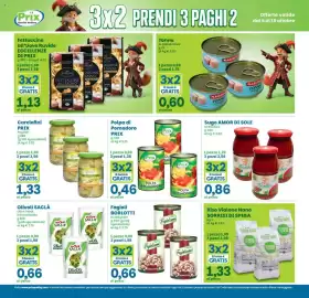 Volantino Prix Quality Pagina 6: Polpa di Pomodoro Prix €0,46, Sugo AMOR DI SOLE al Basilico €0,86