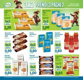 Volantino Prix Quality Pagina 7: Merenda Ciocco Snack Prix €0,99, Roundies Laurieri €0,86