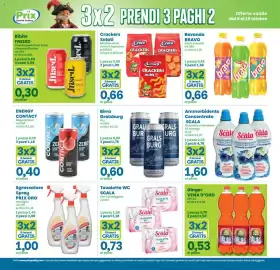 Volantino Prix Quality Pagina 9: Sgrassatore Spray Prix Oro €1,00, Ammorbidente Concentrato Scala €1,60