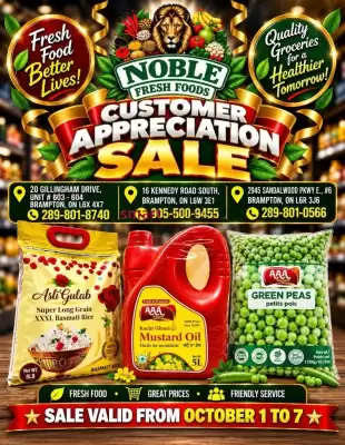 Noble Fresh Foods (valid until 7-10)