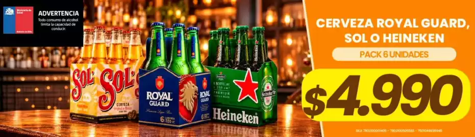 Catálogo Cugat Página 1: Heineken - cerveza €4.990,00