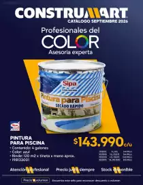 Catálogo Construmart Página 1: Sipa - pintura para piscina €143.990,00