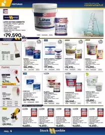 Catálogo Construmart Página 4: Sipa - latex extracubreinte €79.590,00, Tesa - cinta enmascarar €3.990,00
