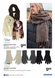 Catálogo Zeeman semana 40 Página 12: Standard - bufanda para mujer €9,99, Mima - guantes para mujer €9,99