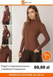 Born2be gazetka Strona 9: Półgolf z prążkowanej dzianiny z ozdobnymi przeszyciami Born2be €89,99