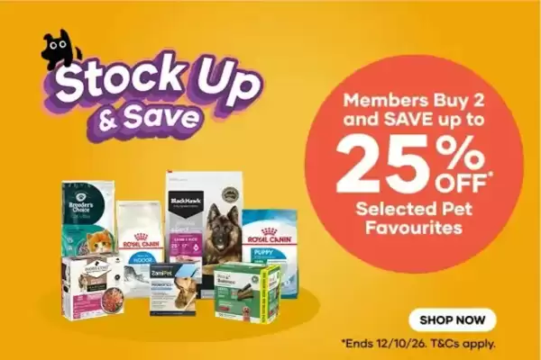 Petbarn (valid until 12-10)