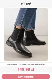 Renee magazyn Strona 6: Botki Chelsea z tłoczeniem w stylu skóry krokodyla Renee €149,99