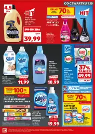 Kaufland gazetka tydzień 40 Strona 25: Kapsułki do zmywarki Fairy Platinum Plus All in One €49,99