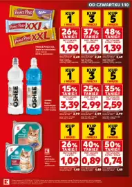 Kaufland gazetka tydzień 40 Strona 7: Karma dla kotów Stückige Pastete mit Lachs & Kabeljau K-Classic €1,09