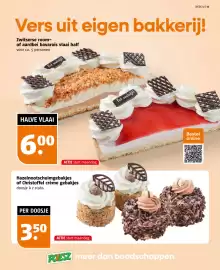 Poiesz folder week 41 Pagina 13: Zwitsersse room- of aardbei bavarois vlaai €6,00