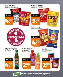 Poiesz folder week 41 Pagina 31: Maltesers of M&M's €5,00, Go-Tan chilisaus of sriracha €2,00