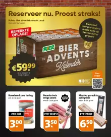 Poiesz folder week 41 Pagina 34: Klooster gerookte palingfilet €6,50, Noordertrots droge worst €3,50