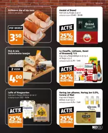 Poiesz folder week 41 Pagina 35: Buitenlandse kaasjes €4,00, Hertog Jan pilsener, Hertog Jan 0.0%, Corona of Bud €3,74