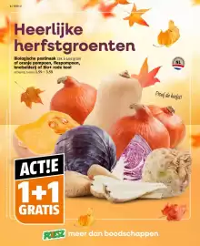 Poiesz folder week 41 Pagina 4: Biologische pastinaak of oranje pompoen, flespompoen, knolselderij of Bio+ rode kool €1,59