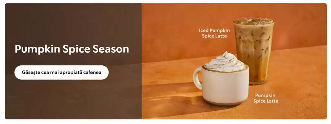 Starbucks (valid până la 22-10)
