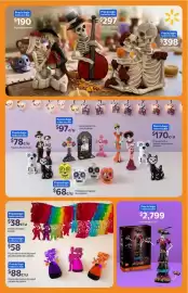 Folleto Walmart Página 3: Figuras decorativas grandes €170,00, Lego la catrina €2.799,00
