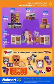 Folleto Walmart Página 5: Celebrar incienso aromático €25,00, Cempasúchil €129,00