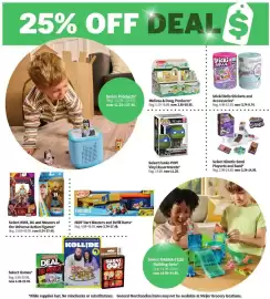 Meijer weekly ad week 41 Page 11: Nerf dart blasters and refill darts €3,74, Select Kinetic Sand Playsets and Sand €14,99