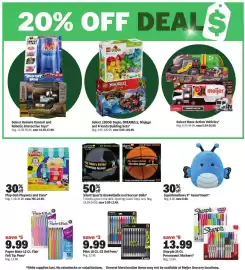 Meijer weekly ad week 41 Page 12: Paper Mate 12 Ct. Flair Felt Tip Pens €9,99, Squishmallows 8" Assortment €6,99