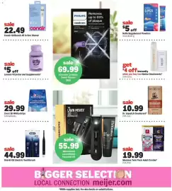 Meijer weekly ad week 41 Page 4: Conair Girlbomb All in One Shaver €22,49, Oral-B iO2 Electric Toothbrush €44,99