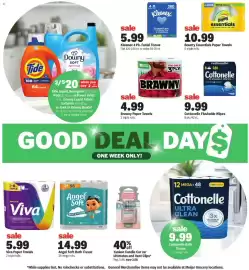Meijer weekly ad week 41 Page 5: Brawny Paper Towels €4,99, Bounty Essentials Paper Towels €10,99