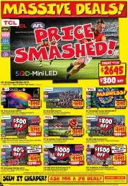 JB Hi-Fi catalogue Page 10: Hisense 100" Mini-LED Hi-QLED 4K Smart AI TV €4.995,00
