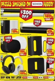 JB Hi-Fi catalogue Page 39: Sub Mini €549,00, Sonos Sub 4 €999,00