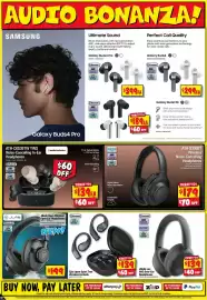 JB Hi-Fi catalogue Page 42: JLab JBuds Open Wireless Open Ear Headphones €199,00, JBuds Lux ANC Over-Ear Headphones €134,00