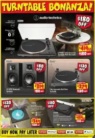 JB Hi-Fi catalogue Page 45: Audio-technica Fully Automatic Belt Drive Turntable €279,00