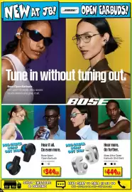 JB Hi-Fi catalogue Page 48: Bose Ultra Open Earbuds (2nd Gen) €449,00, Bose Sport Open Earbuds €349,00