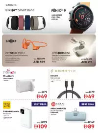 Emax catalogue Page 9: GARMIN. CIRQATM Smart Band D FĒNIX® 9 OUR BIGGEST EVER FENIX DISPLAY M S SHOKZ OPENRUN PRO 2 Premium