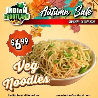 Indian Frootland (valid until 11-10)