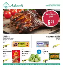 Askews Foods flyer week 41 Page 1: Brussels sprouts €1,88, Primo pasta €2,49