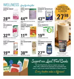 Askews Foods flyer week 41 Page 10: New Roots sea buckthorn oil €38,98, Wedderspoon organic manuka honey drops €11,98