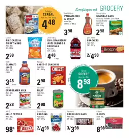 Askews Foods flyer week 41 Page 3: Del Monte fruit cocktail €2,98, Kellogg's cheez-it crackers €2,98