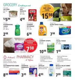 Askews Foods flyer week 41 Page 4: Tru Earth laundry strips €10,98, Scotties facial tissue €1,48