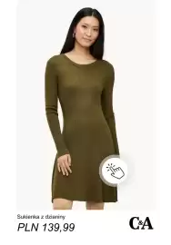 C&A gazetka tydzień 40 Strona 4: Sukienka z dzianiny C & A €139,99