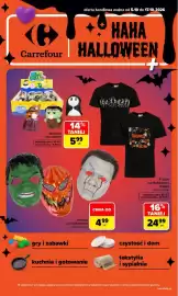 Carrefour gazetka Strona 1: Gniotek HALLOWEEN €5,99, Maska na Halloween €4,99