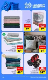 Carrefour gazetka Strona 16: Ręcznik bio TEX €19,99, Poszewka na poduszkę €5,99