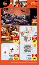 Carrefour gazetka Strona 4: Kubek baryłka duży €13,99, Kubek, miska z reliefem, dynia, z wytłoczeniami €12,99