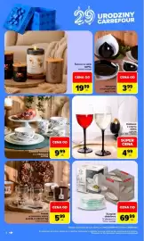 Carrefour gazetka Strona 8: Kieliszek z czarną nóżką ALTOM €4,99, Zastawa stołowa linia GRANADA ALTOM €9,99
