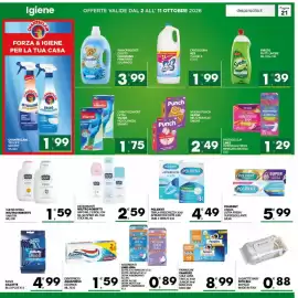 Volantino Despar Sicilia Pagina 21: Pannolini Pampers Sole Luna €8,99, Deodoranti Neutro Roberts €2,59