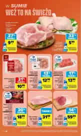 Carrefour gazetka tydzień 41 Strona 14: Paski z fileta z kurczaka €12,99, Filet z indyka €31,99